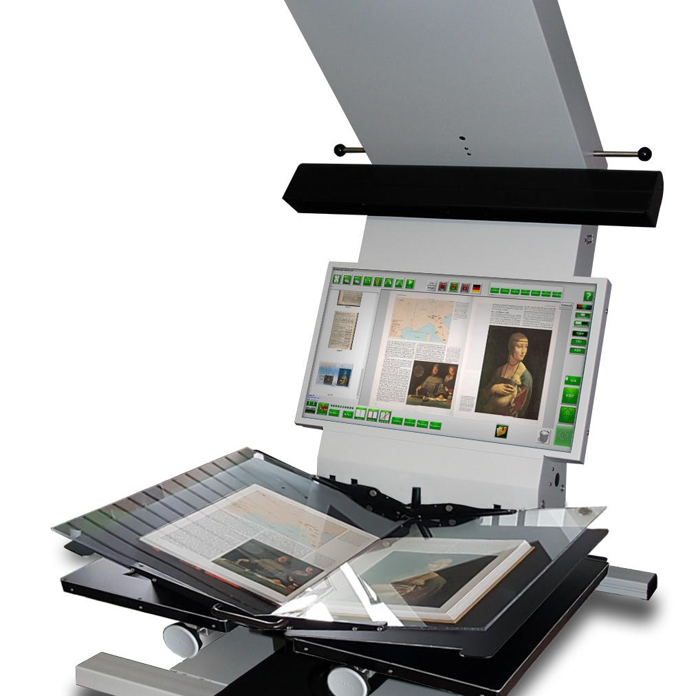 V型书托扫描起来更放心 爱瞰古籍书刊扫描仪2