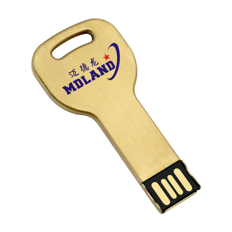 创意钥匙u盘8GB 定制可刻字Logo可印刷图案 商务展会U盘 钥匙usb1