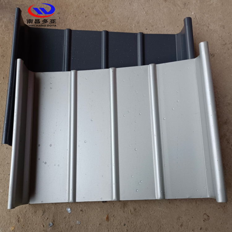 金属建材 铝镁锰板价格 0.4mm铝镁锰压型瓦板 耐腐蚀铝合金瓦4