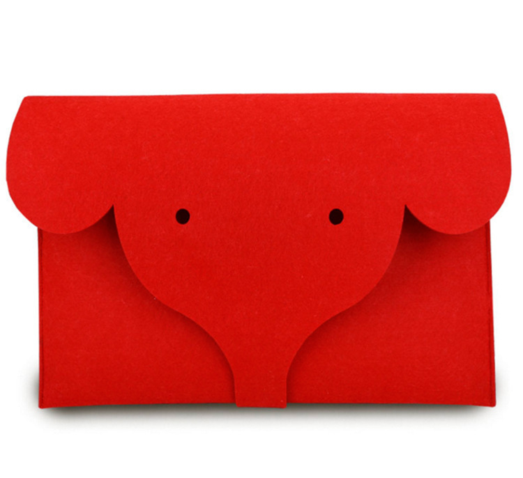 羊毛毡象头笔记本内胆包包 创意大象鼻子可定制 IPAD Macbook A44