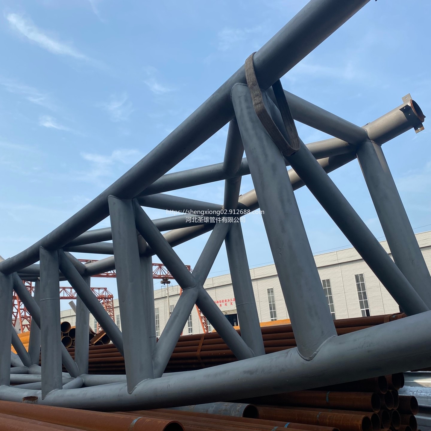 河北圣雄管桁架-体育馆高铁专用钢结构-焊接拼装加工 钢结构、膜结构