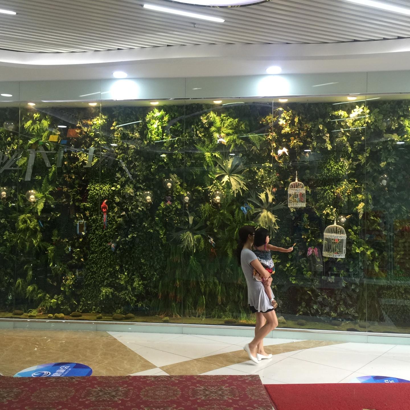 广州仿真植物墙绿植墙仿真假叶装饰植物植物绿假植物墙 植物工艺品2