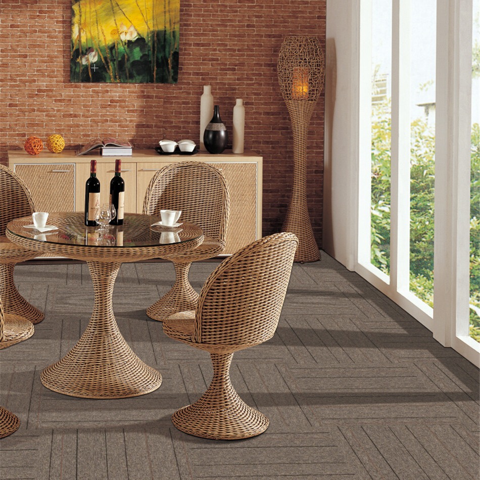 杭州方块地毯 纯色加厚可安装 杭州地毯 地毯、地垫5