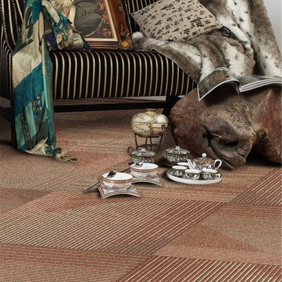 地毯、地垫 方块地毯现货 杭州地毯安装 拼接满铺办公地毯3