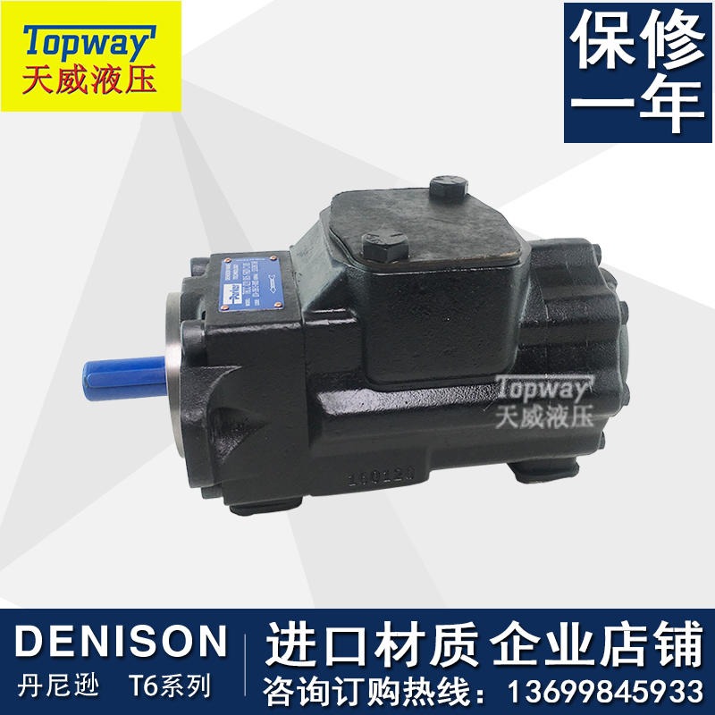 原装DENISON丹尼逊T6ED-042-014-1R00-C100双联高压叶片泵 进口2