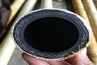 钢厂 中胶层 胶管由耐液体的合成橡胶内胶层 耐天候的合成橡胶外胶层组成主要用于合金厂 电石厂等 多层增强层7