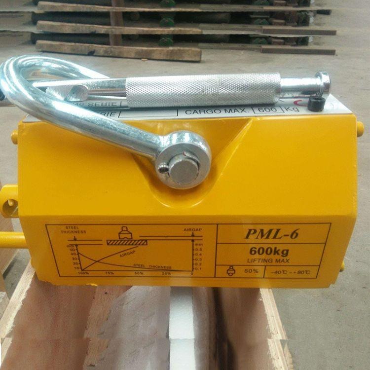 PML-600手动永磁吸盘 支持定制 忠磁 强磁永磁起重器 强磁永磁起重器