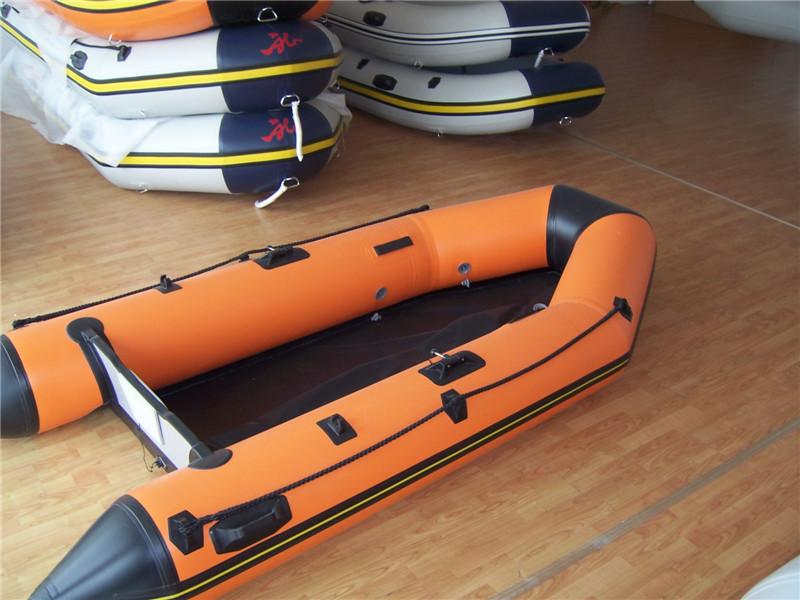 专业定制 2014热销产品 厂家直销300黑+桔红 各式游艇充气艇