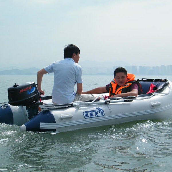 海威龙专供 三米六塑钢底板冲锋舟橡皮艇 充气钓鱼船厂家直销1