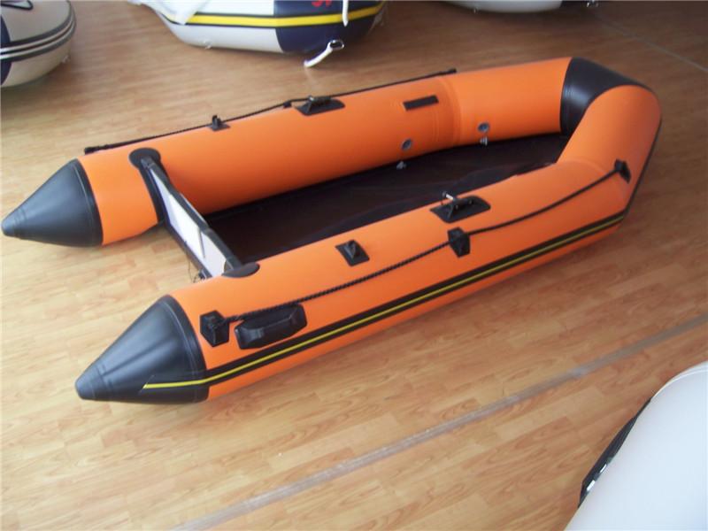 专业定制 2014热销产品 厂家直销300黑+桔红 各式游艇充气艇2
