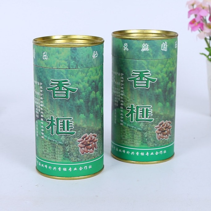花茶包装纸罐 纸管厂专注定做牛皮纸茶叶罐 艾灸筒马口铁食品