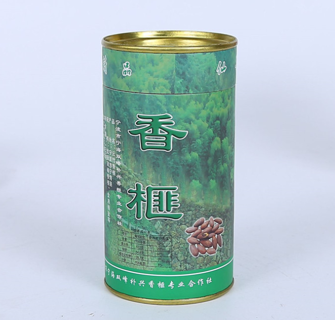花茶包装纸罐 纸管厂专注定做牛皮纸茶叶罐 艾灸筒马口铁食品1