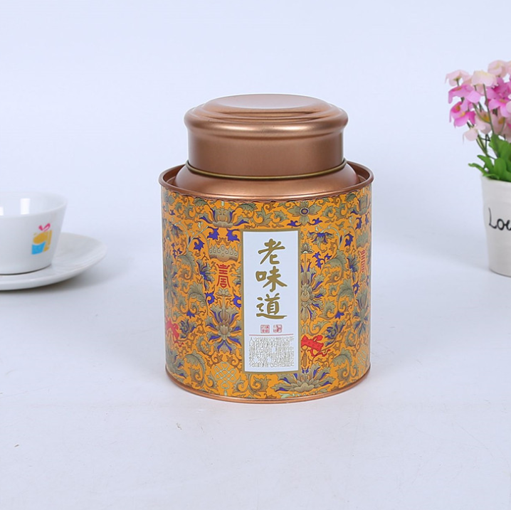 食品储物纸筒红茶绿茶罐茶叶 厂家直销通用牛皮纸茶叶包装罐2