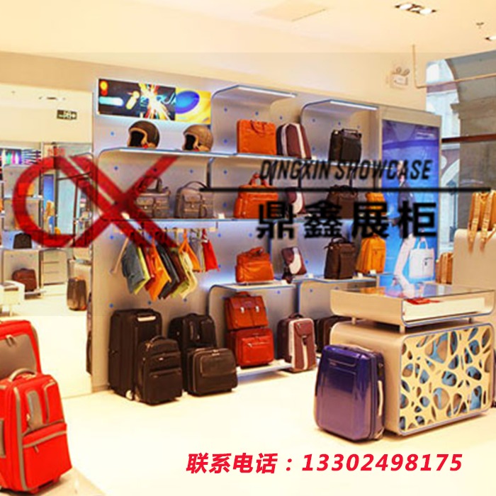 广州专业定做皮具展柜 大量供应 包包展示柜 高端陈列柜