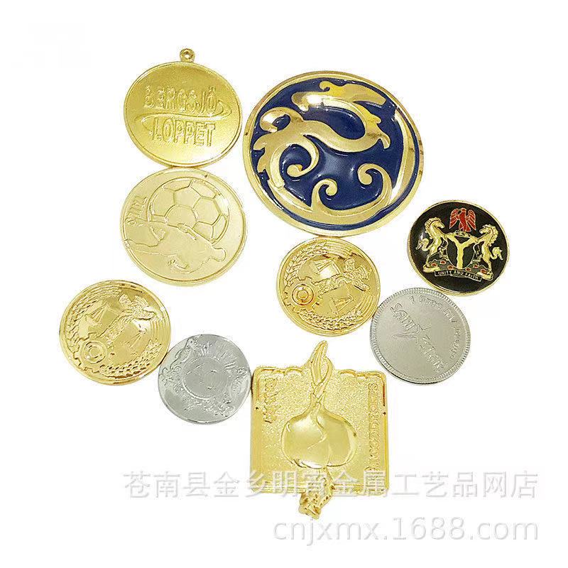 厂家供应电镀锌合金纪念品定制个性logo金属纪念币定做 塑料、塑胶标签4