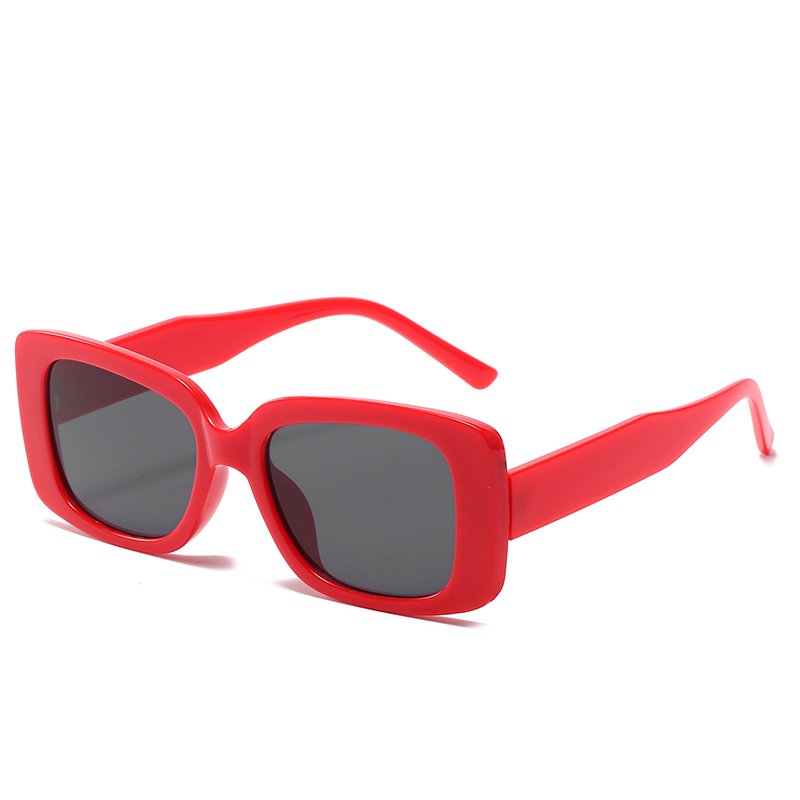 2021新款希英方框太阳镜 2105 欧美百搭复古方形PC眼镜 韩版墨镜UV4009