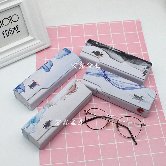 厂家直销批发手工眼镜盒光学镜盒老花镜盒近视镜盒卡通镜盒可定制LOGO3