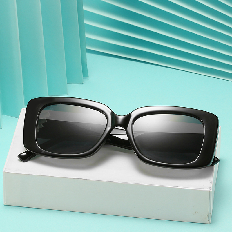 2021新款希英方框太阳镜 2105 欧美百搭复古方形PC眼镜 韩版墨镜UV4002