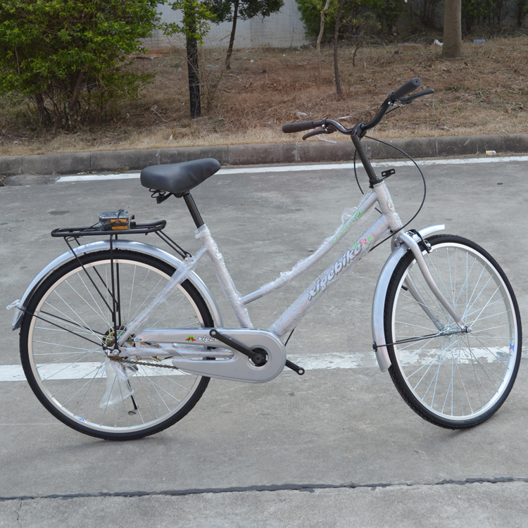 广东自行车批发 男女式通勤车礼品酒类广告车新款促销 24寸女式自行车3