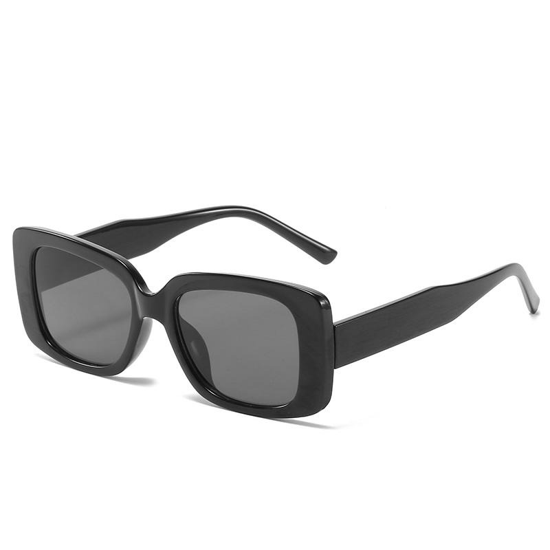 2021新款希英方框太阳镜 2105 欧美百搭复古方形PC眼镜 韩版墨镜UV400