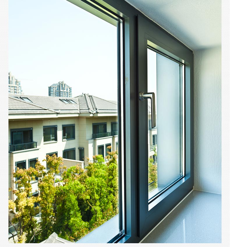 深圳隔音窗重型推拉门极窄门窗上门安装 平开窗1