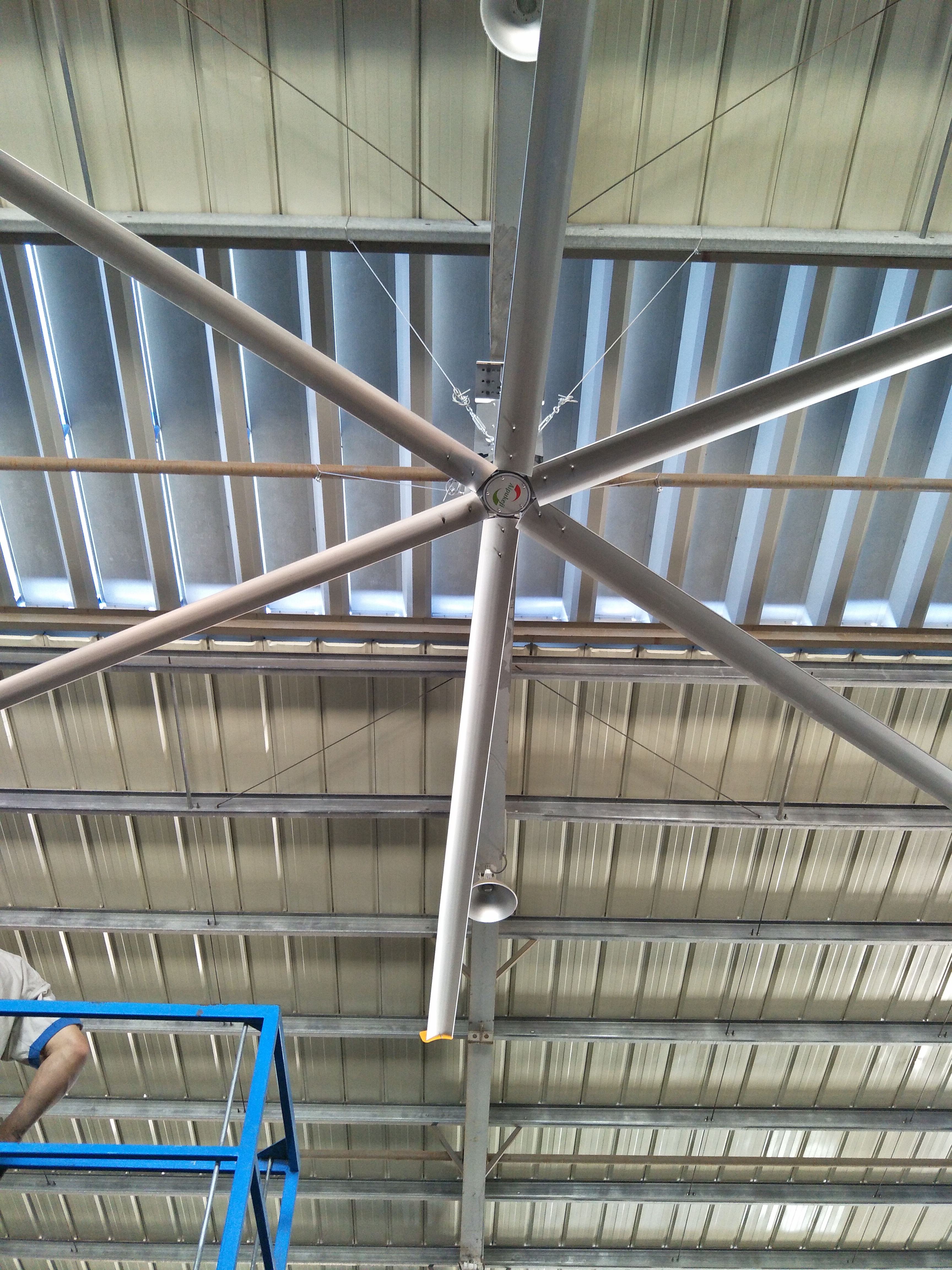 安装7米直径工业大吊扇 8米大型工业节能风扇 工业风扇4