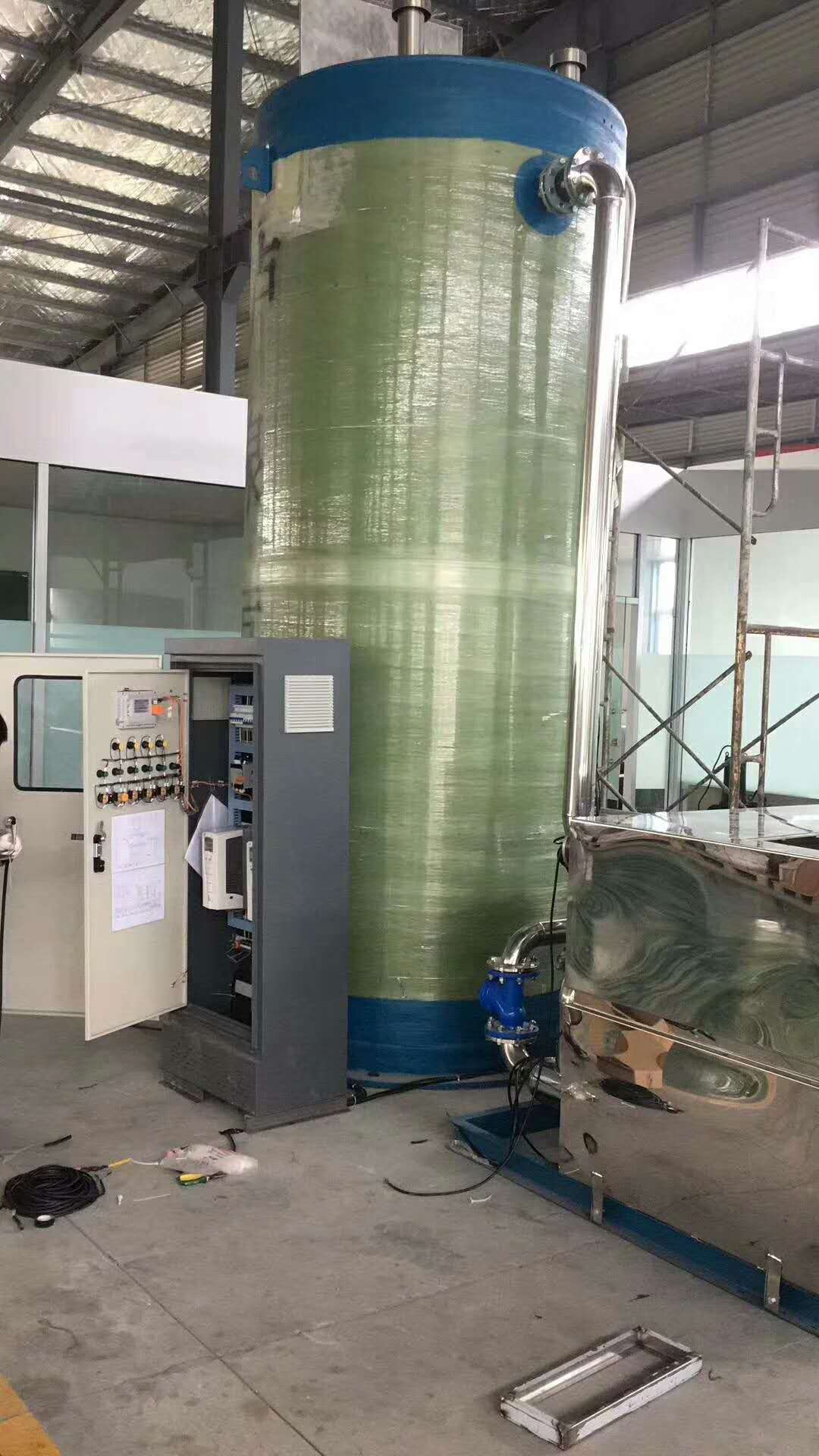 玻璃钢一体化泵站 一体化泵站加工 ZYBZ养殖污水处理设备5