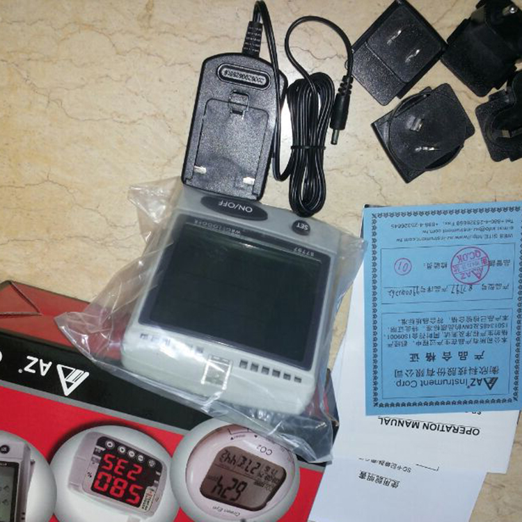 衡欣AZ-87799桌上型WBGT SD卡温湿度记录器（外接温度）2