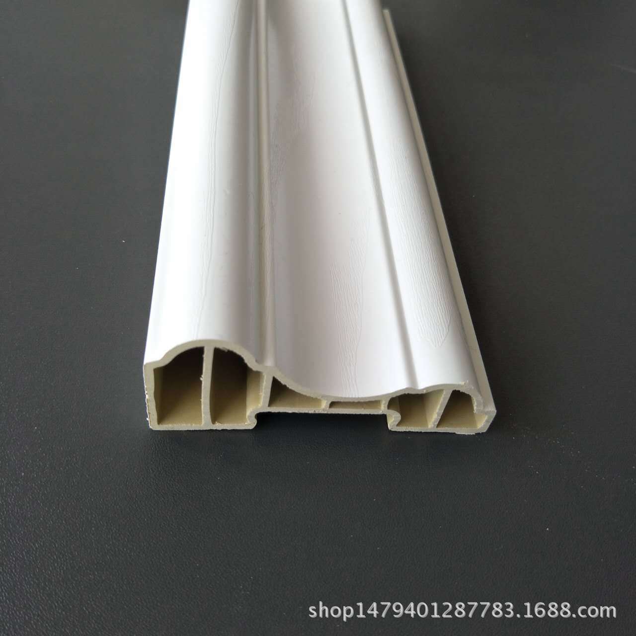 河南鑫荣盛竹木纤维集成墙面板PVC快装墙板配套线条80装饰线3