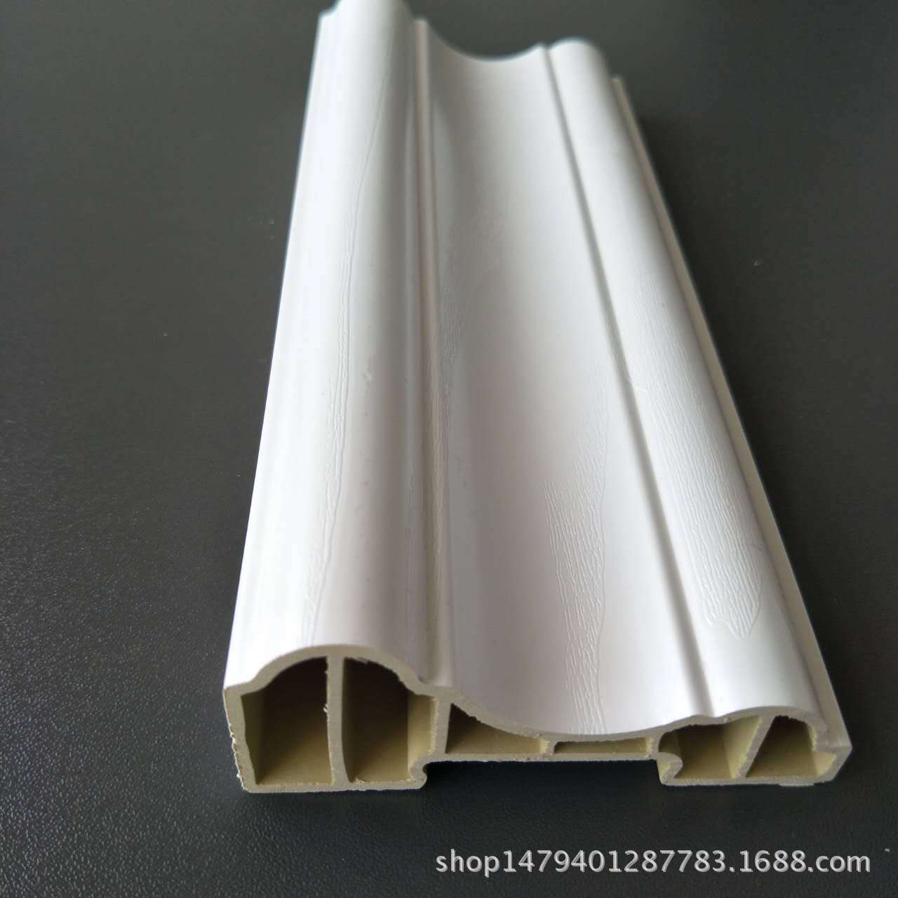 河南鑫荣盛竹木纤维集成墙面板PVC快装墙板配套线条80装饰线