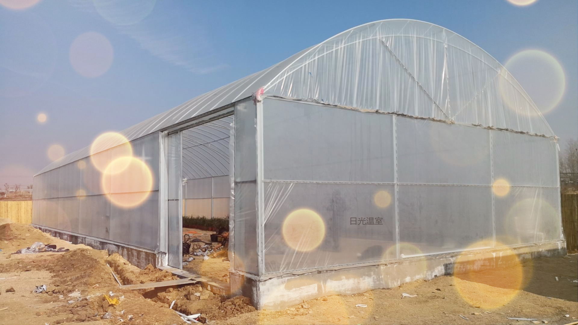 温室、大棚 金农保玻璃温室阳光板温室设计出图放心采购2