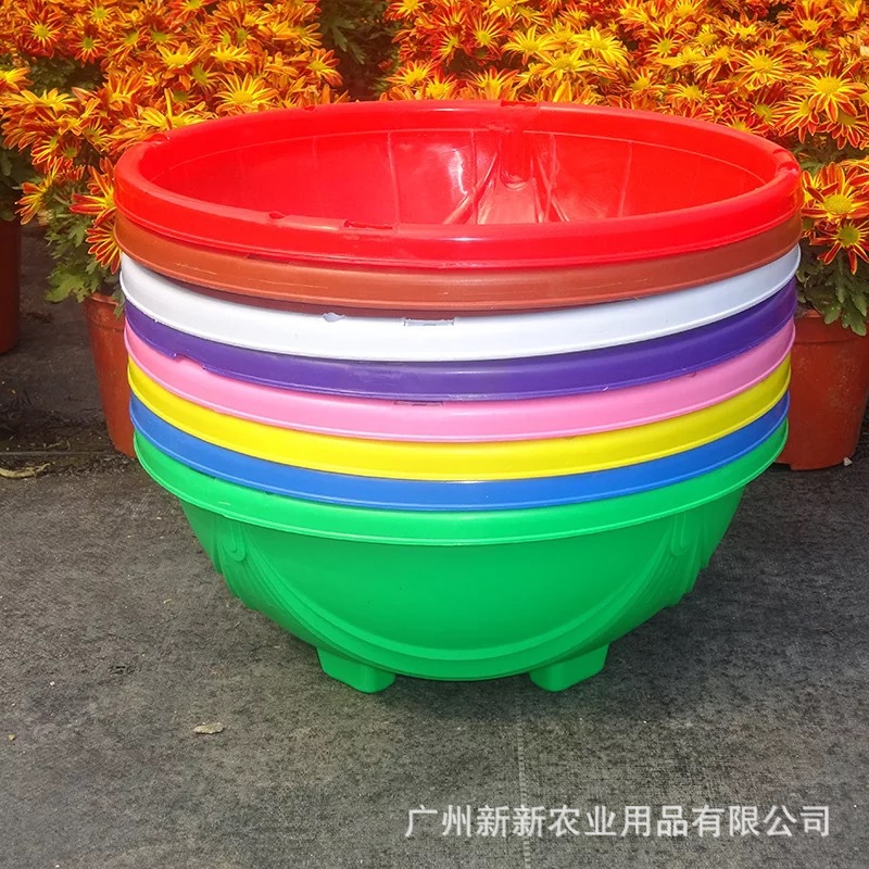 花盆容器 塑料花盆 彩色吊篮盆 绿萝吊兰盆1