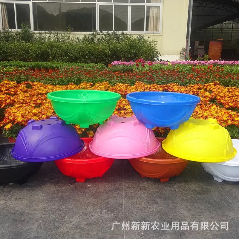 花盆容器 塑料花盆 彩色吊篮盆 绿萝吊兰盆3