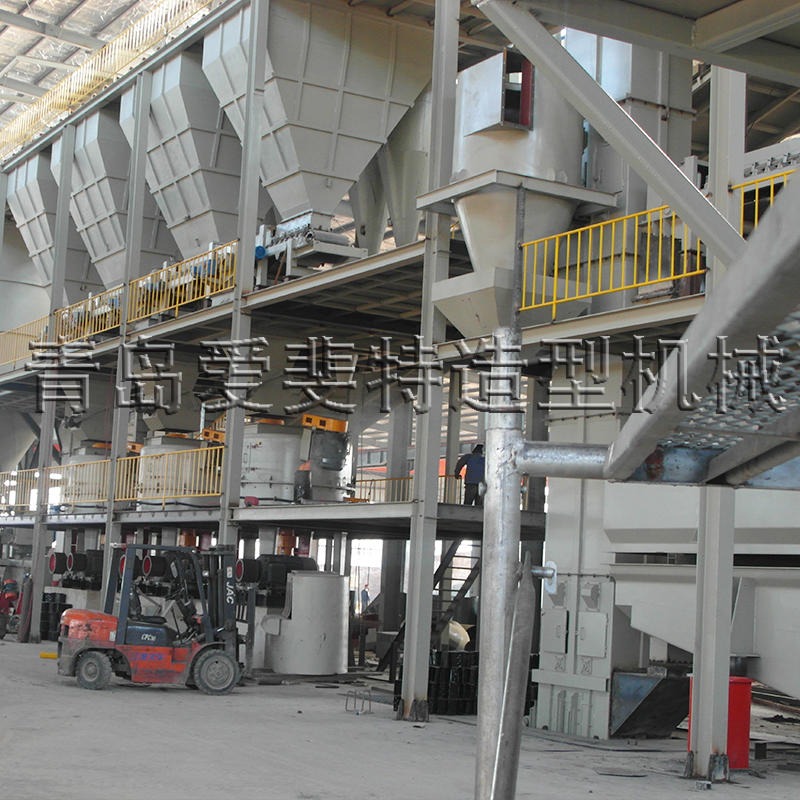 砂处理处理系统 铸造设备 粘土砂处理生产线7