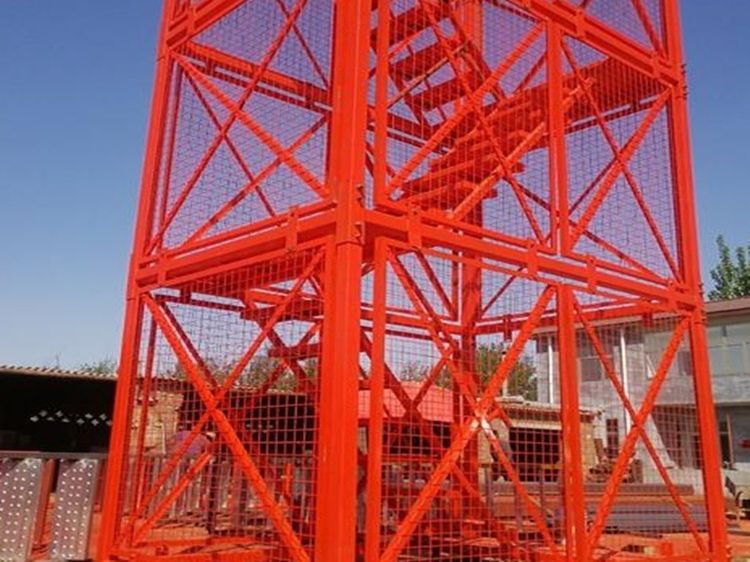 工程机械、建筑机械 墩柱施工梯笼 组合框架式梯笼 桥梁施工梯笼1