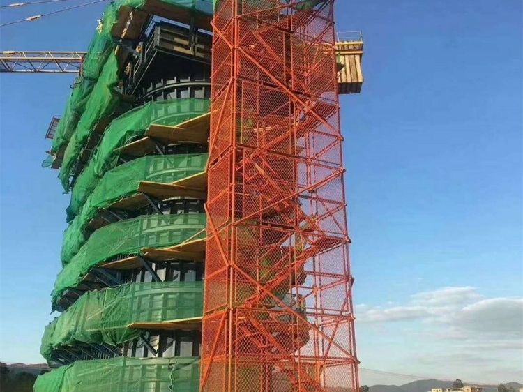 笼式安全爬梯 脚手架式爬梯 垂直施工爬梯 工程机械、建筑机械1