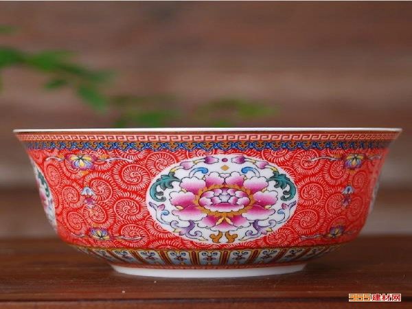 回礼带包装 福寿碗带勺 骨瓷寿碗 祝贺寿礼 寿碗定制 红釉