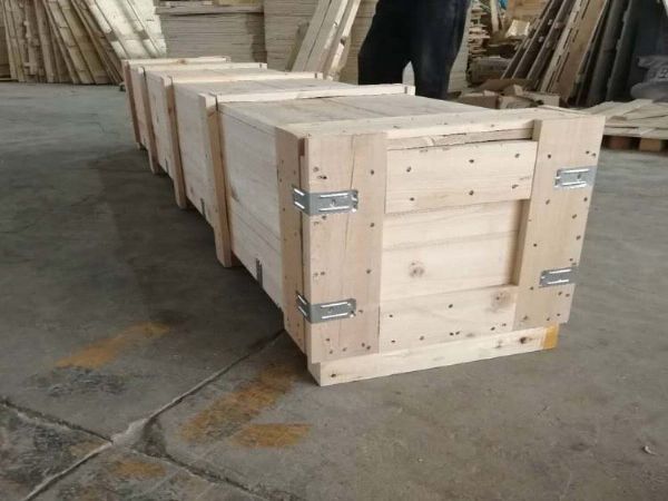 青岛出口木箱木质材质免熏蒸 物流包装用胶合板木箱叉车可用