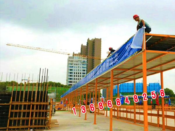 深圳钢筋防护棚施工安全防护棚标准定制 仪器仪表