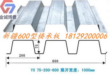 压型钢板 新疆乌鲁木齐600型楼承板 钢承板 仪器仪表1
