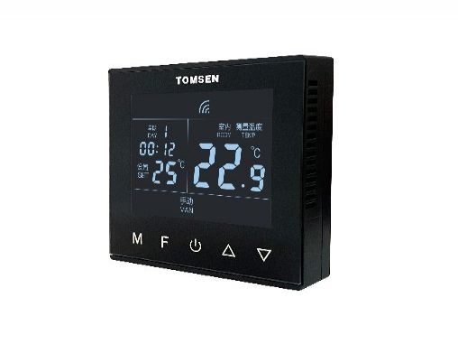 电气联接 钢化玻璃触摸按键型中央空调温控器 TM616V