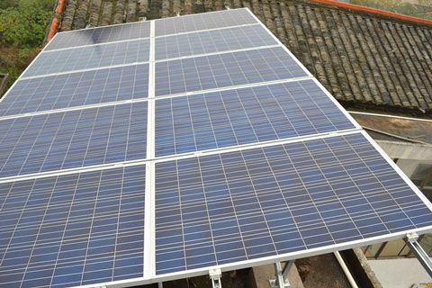 3kw户用屋顶太阳能光伏并网发电系统 电气联接