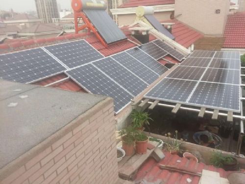 电气联接 4kw户用屋顶太阳能光伏发电并网系统1