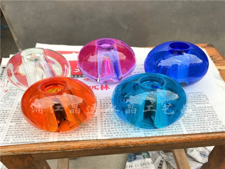 通用包装 创意特色玻璃隔断彩色水晶球串串柱厂家直销