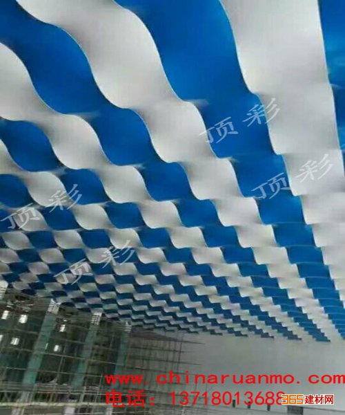 通用包装 拉膜天花吊顶 北京顶彩透光膜
