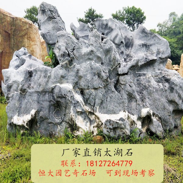 石材 假山造型石 盆景庭院景观石摆件 天然太湖石