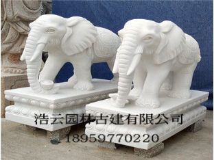 惠安雕刻 大象石雕 石材