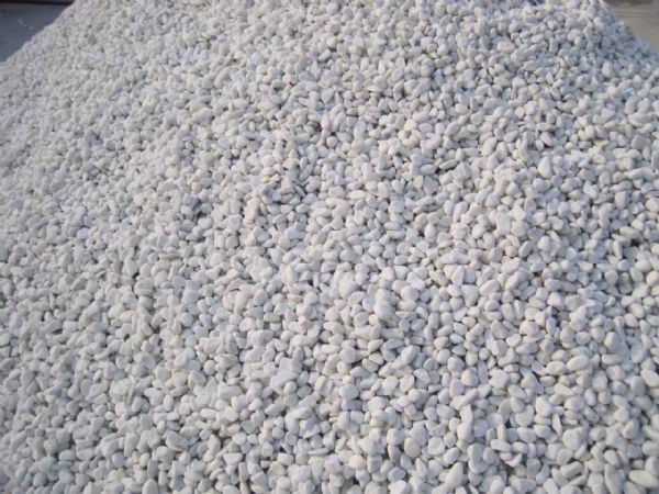 白色河卵石生产厂家 白色鹅卵石 石材