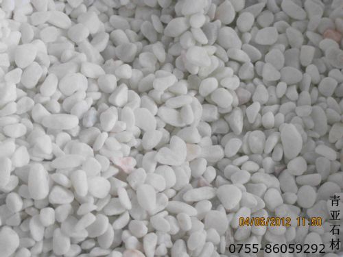 石材 供应纯白色水洗水磨石米