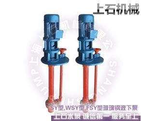 SY型 WSY型 阀门 FSY型玻璃钢液下泵1